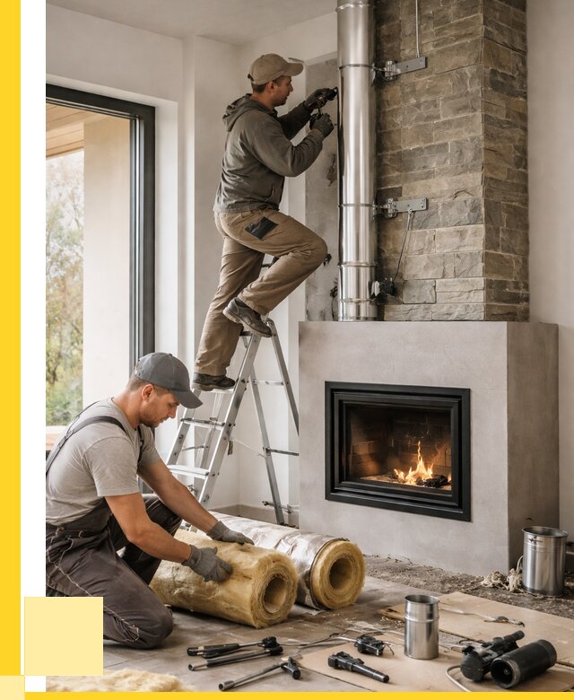 Монтаж дымоходов для каминов в Тейково от 16310 р. ЭриданТкв