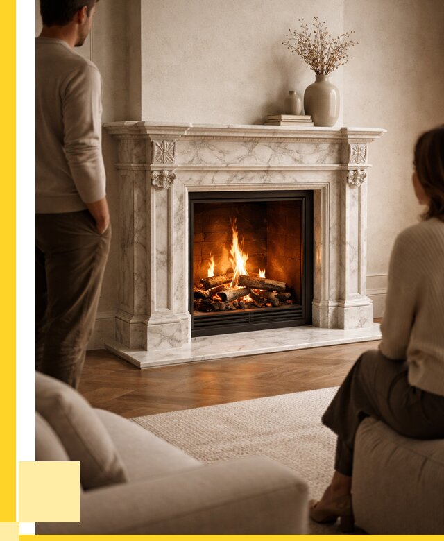 Мраморные камины под ключ в Тейково от 271825 р. | ЭриданТкв