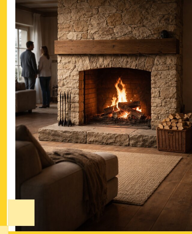 Открытые камины под ключ в Тейково от 163095 р. ЭриданТкв