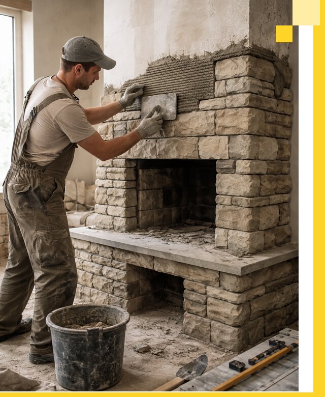 Строительство каминов под ключ в Тейково от проектирования до монтажа