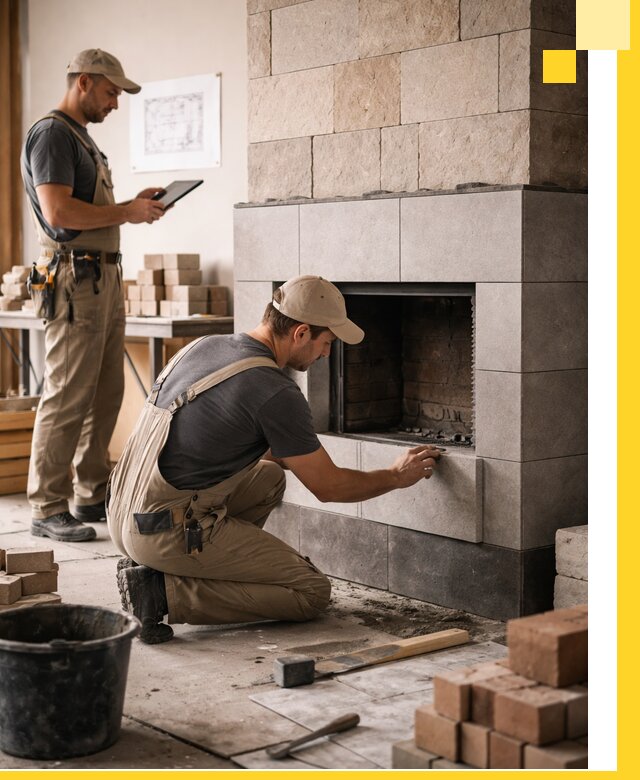 Индивидуальные проекты каминов и каминных систем в Тейково