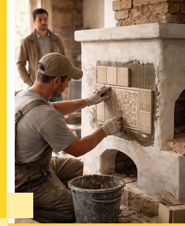 Отделка печей и банных печей в Тейково от 38056 р. | ЭриданТкв