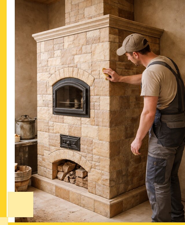 Облицовка печей в Тейково от 4893 р. под ключ | ЭриданТкв