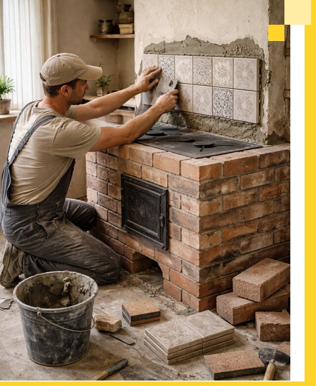 Печи с плитой на заказ монтаж гарантия и сервис в Тейково