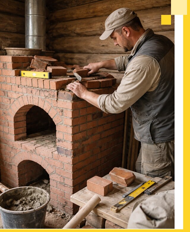 Изготовление и установка русских печей в Тейково под ключ