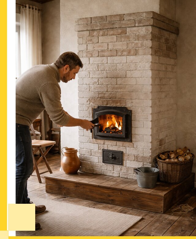 Печь голландка из кирпича в Тейково от 92421 р. | ЭриданТкв