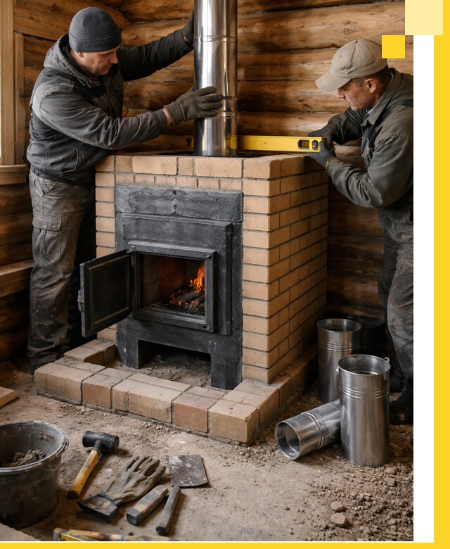 Проектирование, изготовление и установка банных печей в Тейково