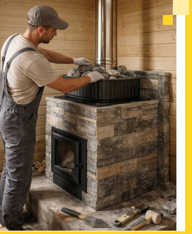 Печи для парной в Тейково, производство, монтаж и обслуживание