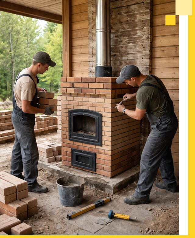Производство и установка дачных печей под ключ в Тейково