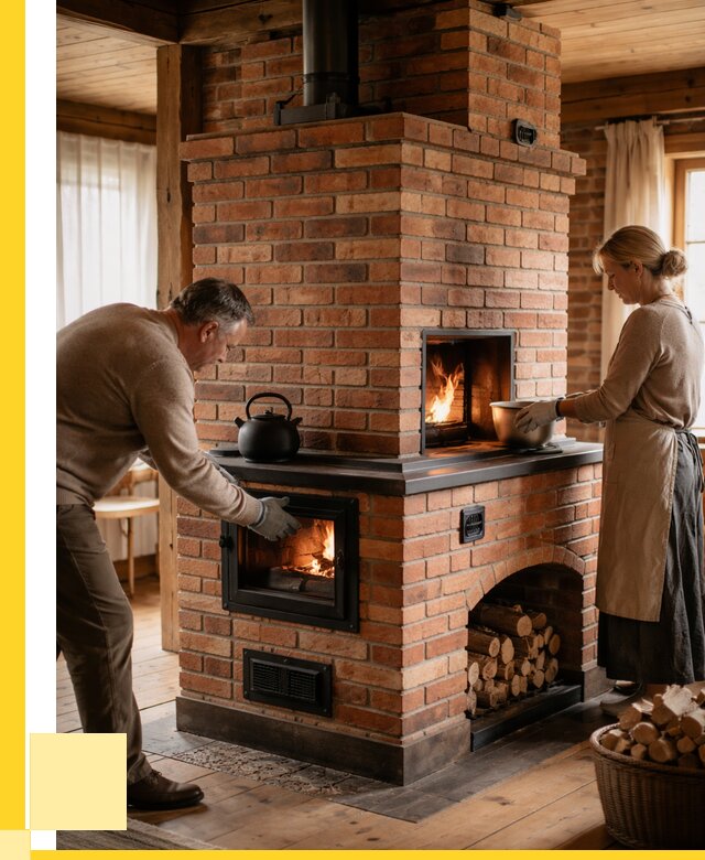 Печи для загородного дома под ключ в Тейково от 86984 р. | ЭриданТкв