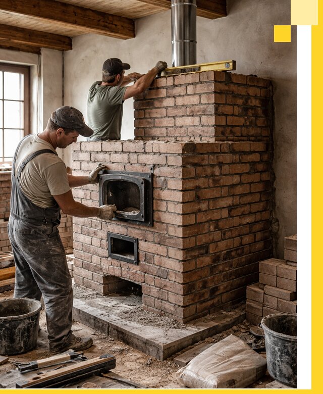 Печи для загородного дома под ключ в Тейково — монтаж и сервис