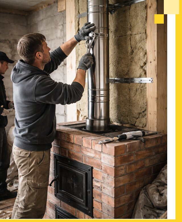 Изготовление и монтаж печей и дымоходов под ключ в Тейково