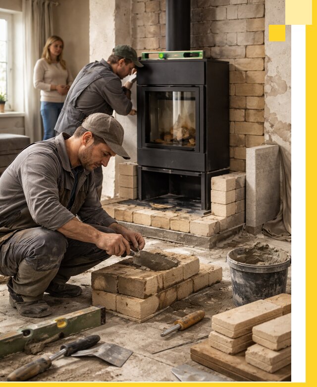 Печи и камины под ключ: проект, установка в Тейково