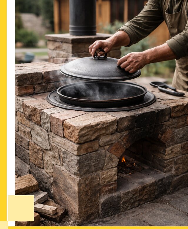 Печи для казана в Тейково по цене от 19571 р. | ЭриданТкв