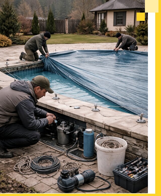 Консервация бассейнов в Тейково: подготовка к длительному хранению