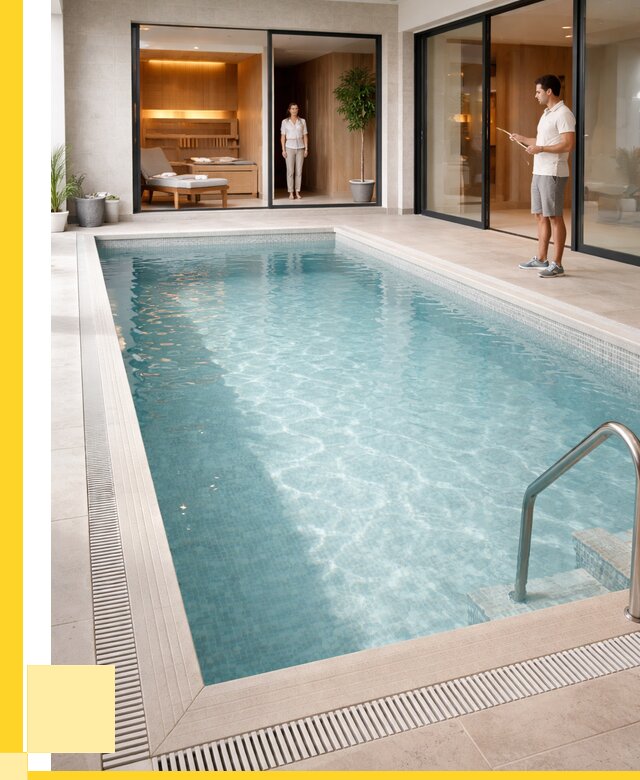 Отделка бассейна пленкой ПВХ в Тейково от 3806 р. - ЭриданТкв