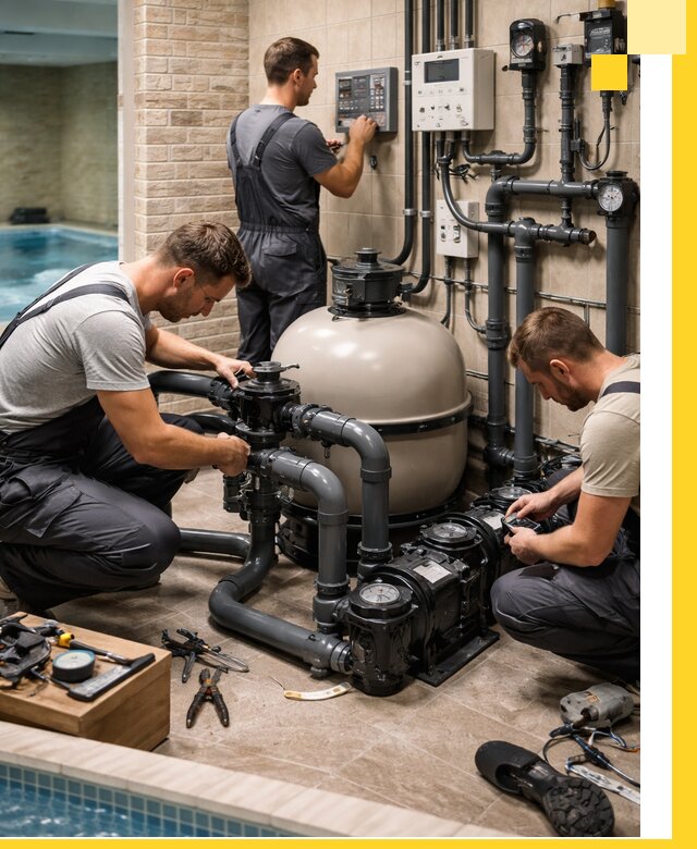 Комплексное оборудование для бассейнов под ключ в Тейково