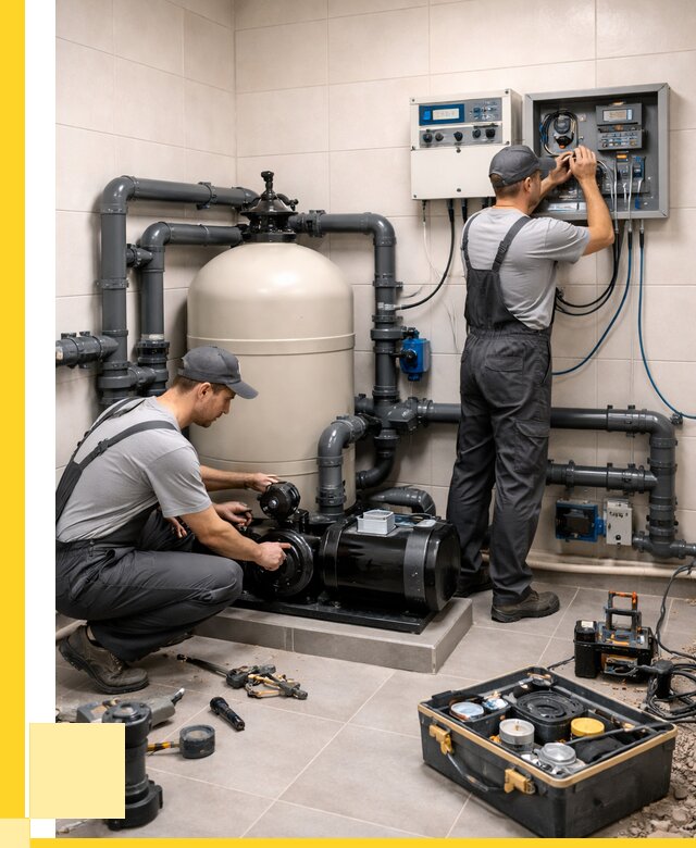 Монтаж оборудования для бассейнов в Тейково от 43492 р. | ЭриданТкв