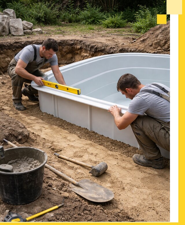 Производство и установка пластиковых бассейнов в Тейково под ключ