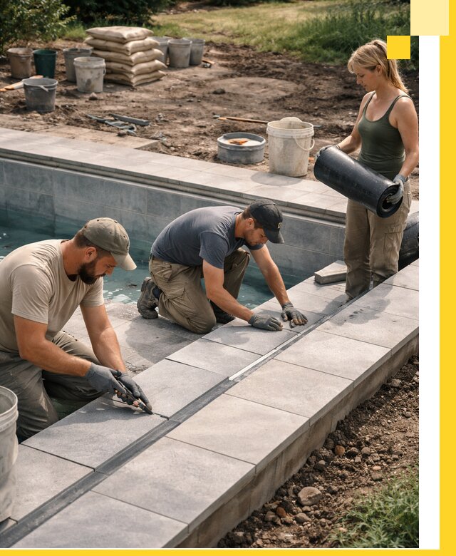 Строительство и монтаж уличных бассейнов под ключ в Тейково