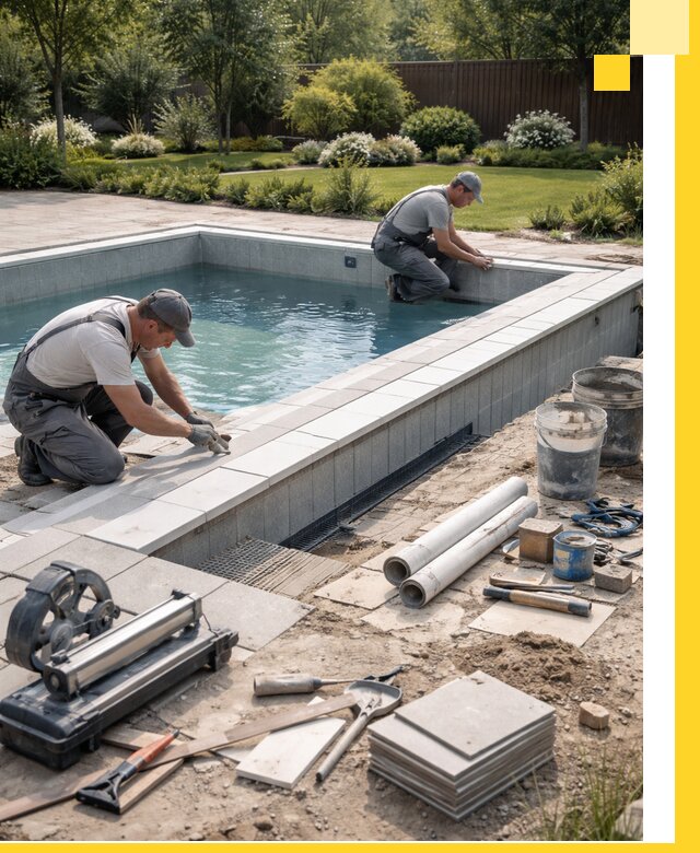 Строительство открытых бассейнов под ключ в Тейково профессионально