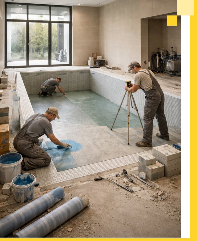 Проект и строительство закрытых бассейнов в Тейково под ключ