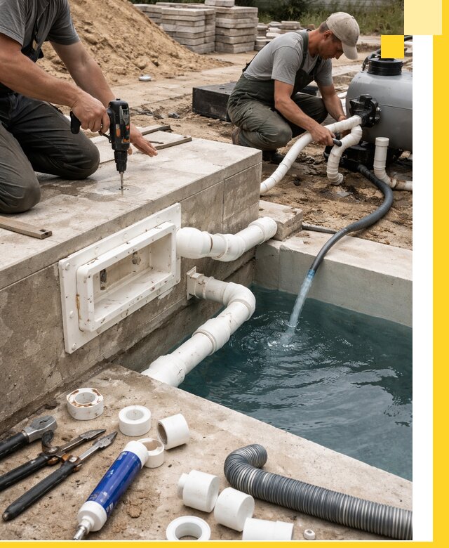 Строительство скиммерных бассейнов под ключ в Тейково