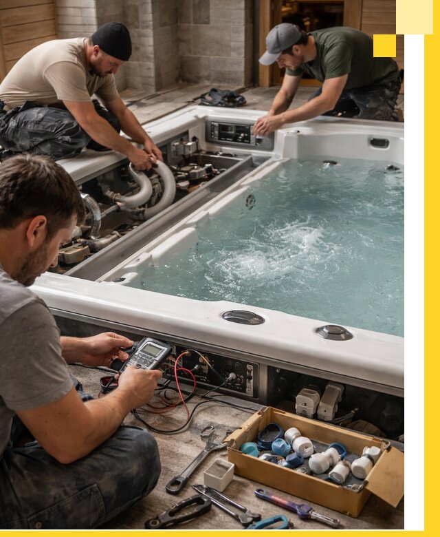 Гидромассажные бассейны под ключ в Тейково, дизайн и монтаж