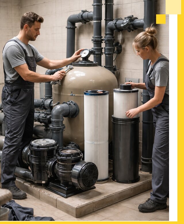 Фильтры и системы фильтрации для бассейнов в Тейково