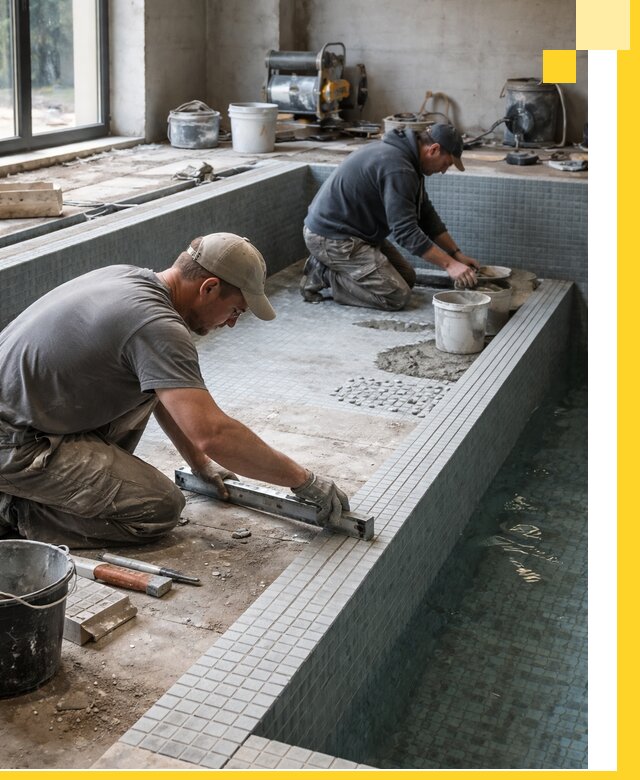 Строительство бассейна в частном доме в Тейково под ключ