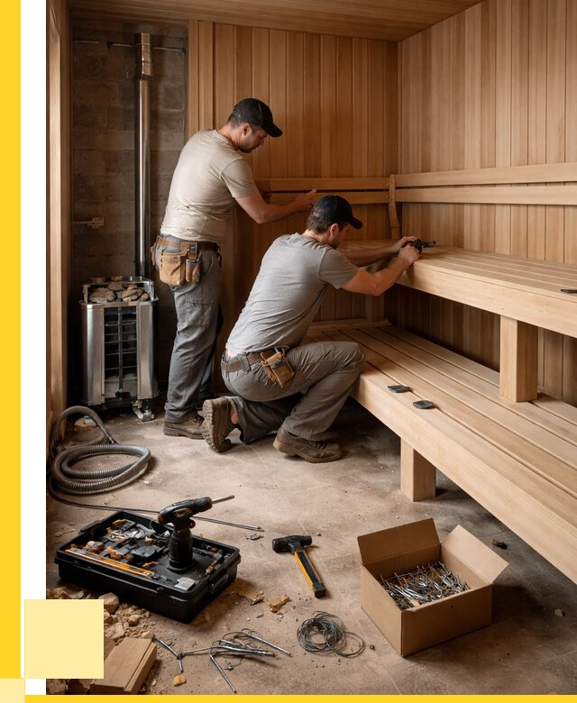 Монтаж саун под ключ в Тейково от 130476 р. | ЭриданТкв