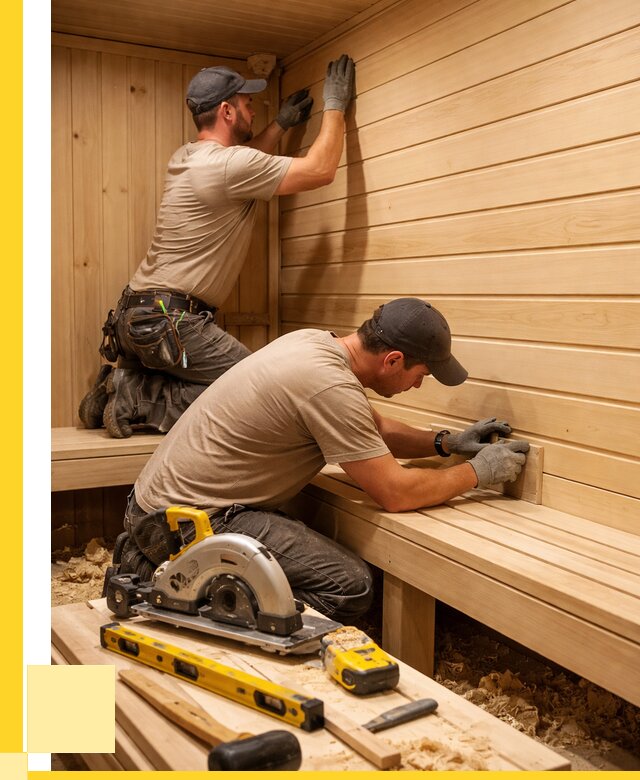 Обшивка саун вагонкой в Тейково от 2718 р. | ЭриданТкв