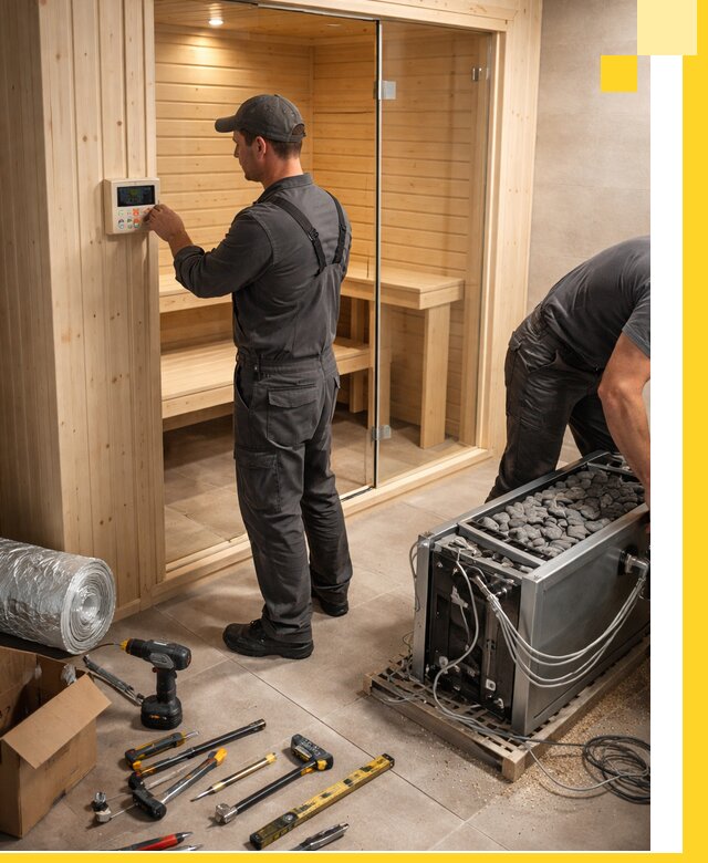 Поставка, установка и монтаж электрических саун в Тейково