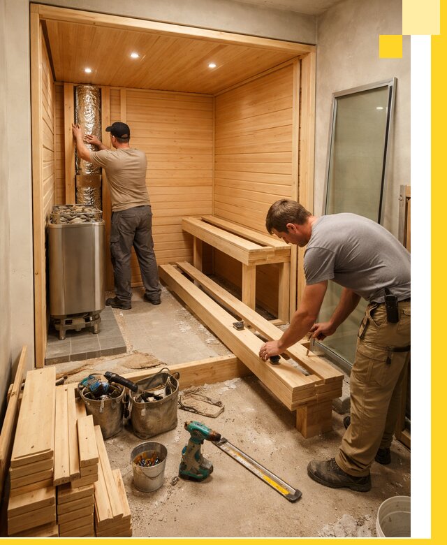 Проектирование и установка домашних саун под ключ в Тейково