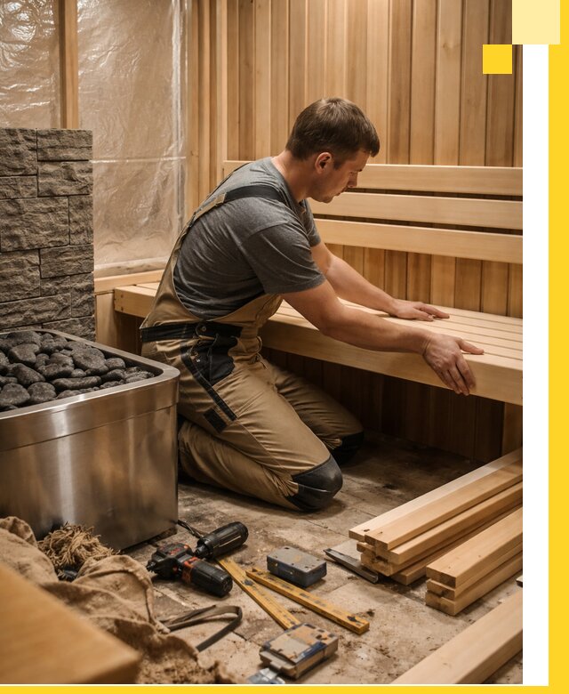 Сауны для дома под ключ с проектированием и монтажом в Тейково