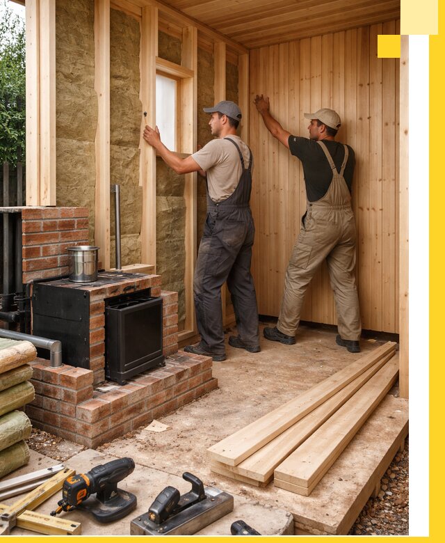 Строительство и установка дачных саун под ключ в Тейково