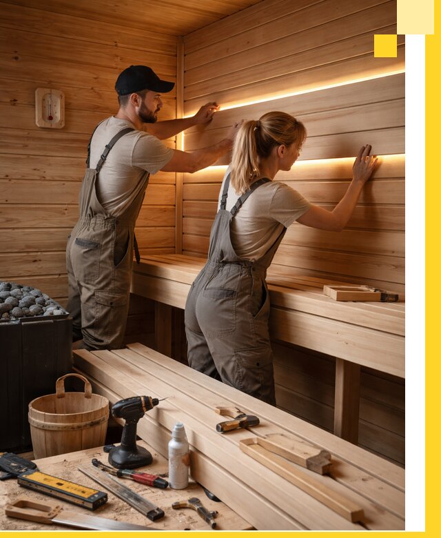 Дизайн саун и бань под ключ с индивидуальным проектом в Тейково