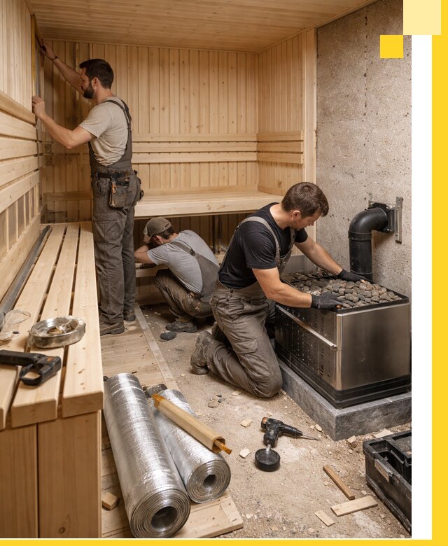 Индивидуальные сауны на заказ в Тейково под ключ, проект и монтаж