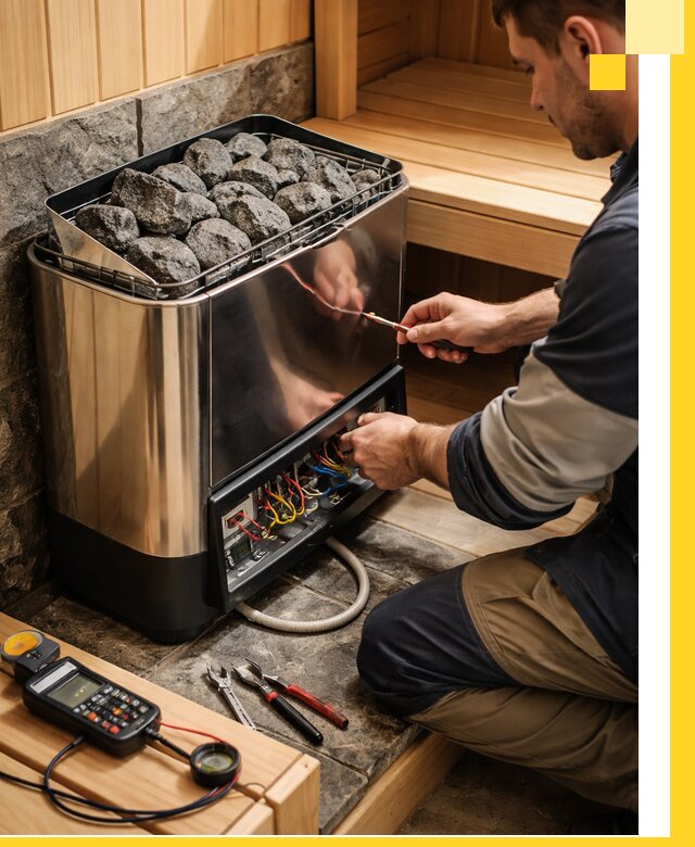 Продажа и установка электрокаменок для саун в Тейково