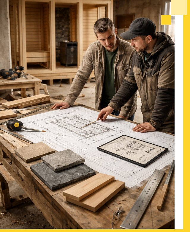 Проекты бань под ключ и планы строительства в Тейково