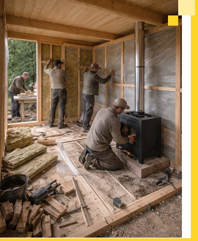 Профессиональный монтаж бань под ключ в Тейково для дома