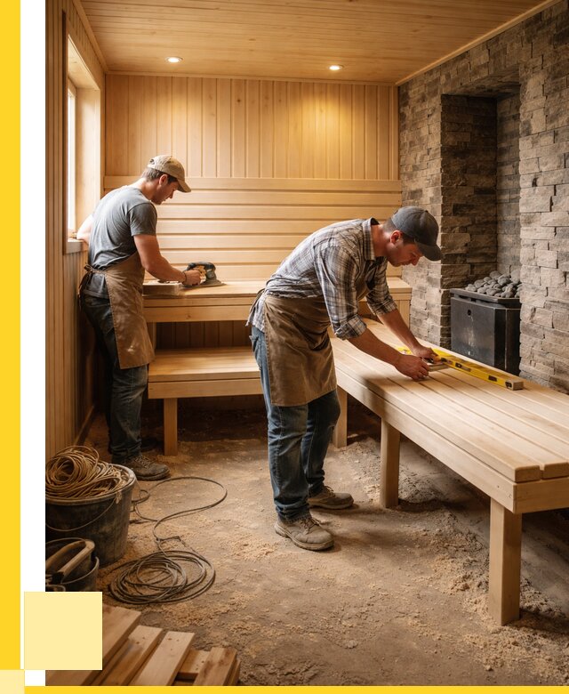 Отделка бани в Тейково: внутренняя отделка от 3262 р. | ЭриданТкв