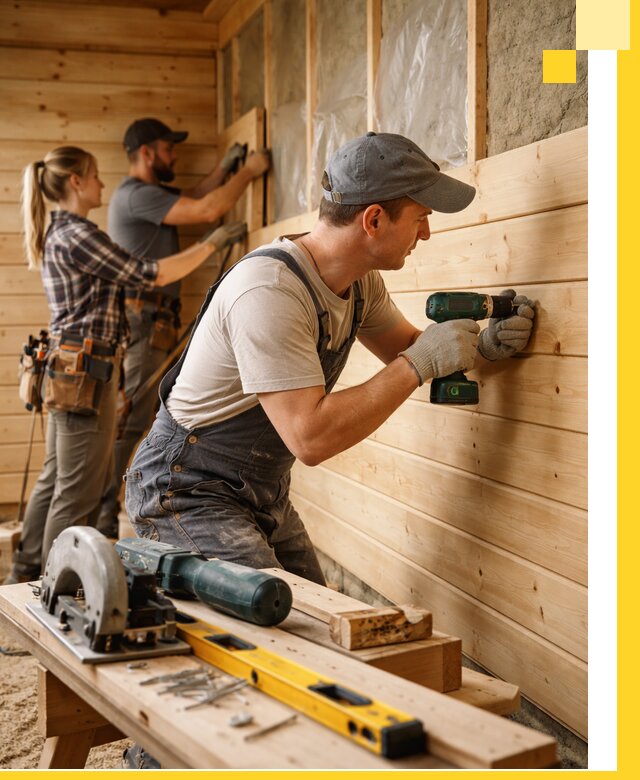 Обшивка бань под ключ в Тейково: отделка стен и потолков