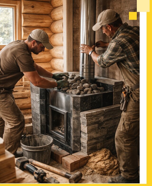 Строительство и отделка русских бань под ключ в Тейково