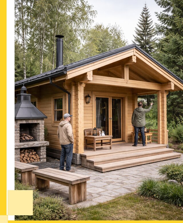 Деревянные бани под ключ в Тейково от 489285 р. | ЭриданТкв