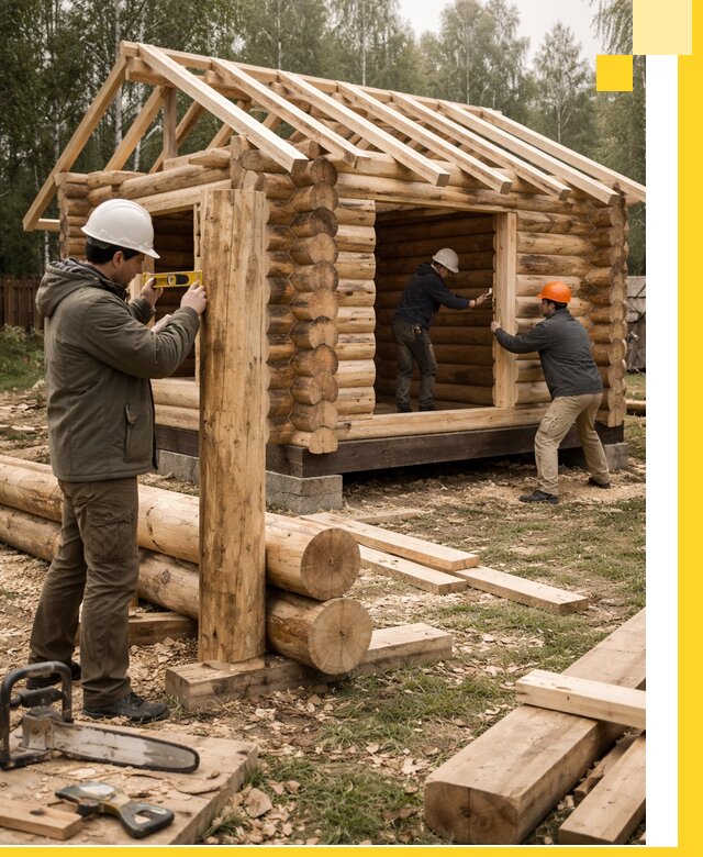 Строительство бань для дачи под ключ в Тейково с доставкой и монтажом