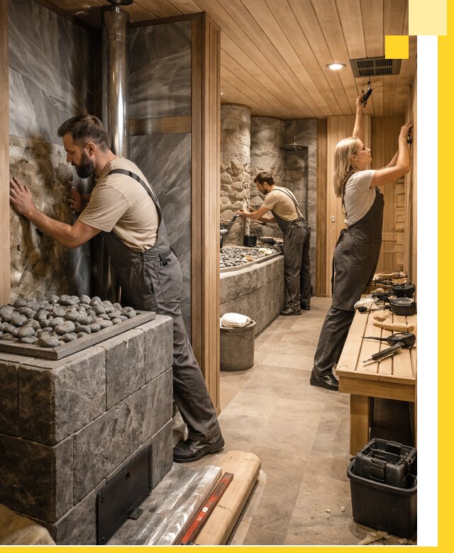 Строительство бань и SPA процедур в Тейково под ключ и отделкой