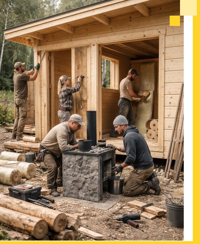 Купить баню под ключ в Тейково строительство монтаж отделка