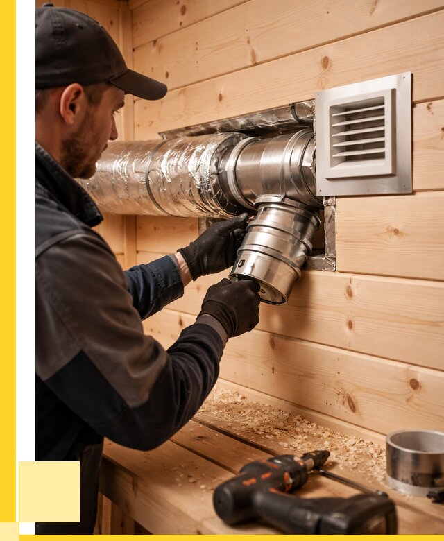 Монтаж вентиляции бани в Тейково от 13048 р. | ЭриданТкв