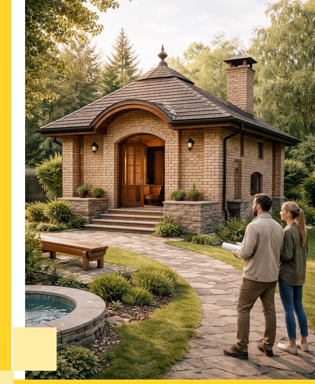 Проект кирпичной бани в Тейково от 32619 р. | ЭриданТкв